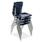 Virco 3000 Series 16" Classroom Chair, 3rd - 4th Grade with Nylon Glides - Wine Seat 3016 - alternate 3